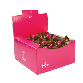 Viba Espresso Nougat Minis 1,1 kg - Nougatpraline aus Haselnussnougat (55 %), Kaffeecreme (5 %) und Vollmilchschokolade (40 %)