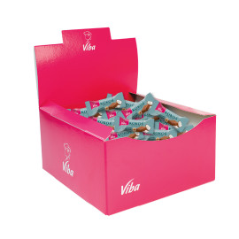 Viba Kokos Nougat Minis im Karton 1,1 kg - Nougat-Pralinen mit feinem Mark aus der Kokosnuss