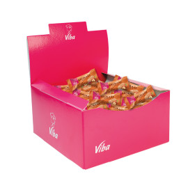 Viba Krokant Nougat Minis im Karton 1,1 kg - Heller Haselnuss-Nougat mit 11 % Haselnuss-Krokant und 10 % Vollmilchschokolade